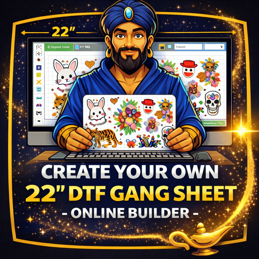 Create Your Own 22" DTF Gang Sheet – Online Builder