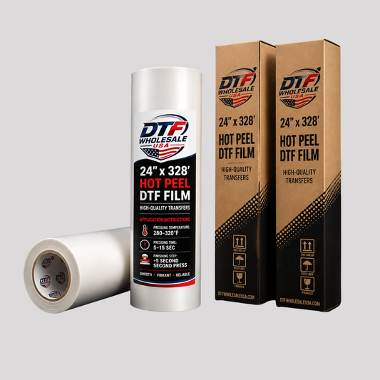 24" x 328' Hot Peel DTF Film Roll