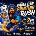 Same Day Printing Rush DTF Transfers