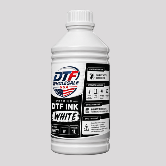 Premium White DTF Ink – 1L Bottle